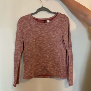 H&M red light sweater